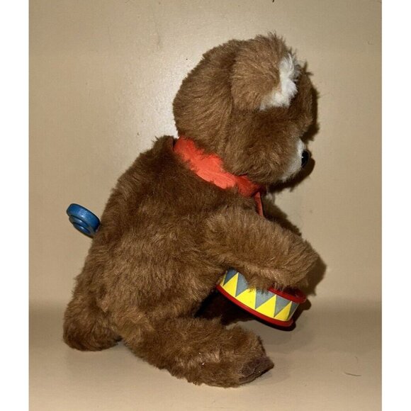 Vintage Carl Original Toy Working Wind Up Bear with Drum - Germany 1950’s 1960’s - Picture 6 of 16